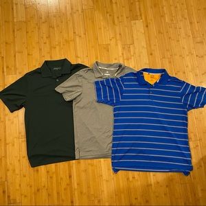 Nike Adidas Dri FIT Golf Polo Bundle Large